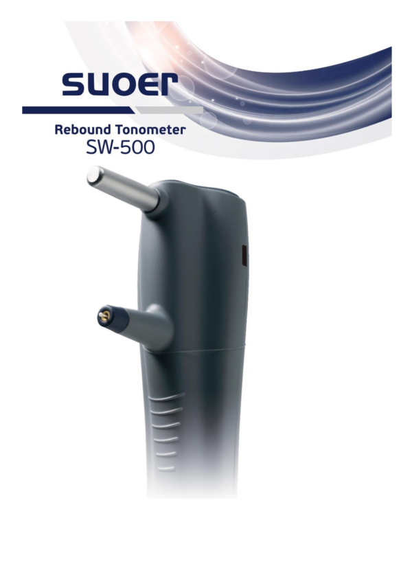 SUOER Rebound Tonometer SW-500 (Portable, wireless, DIGITAL)