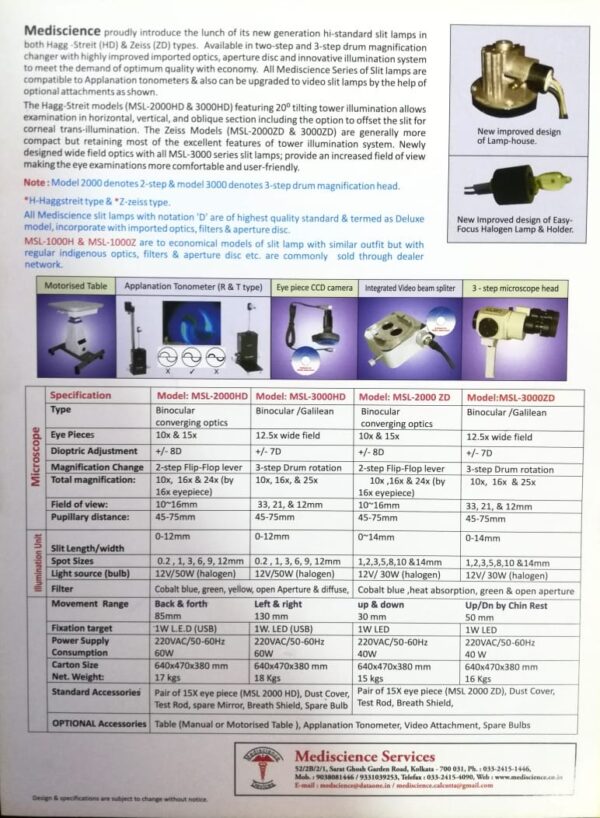 Medivision Deluxe - MSL-2000 Premio (2- Steps Magnification) - Image 3