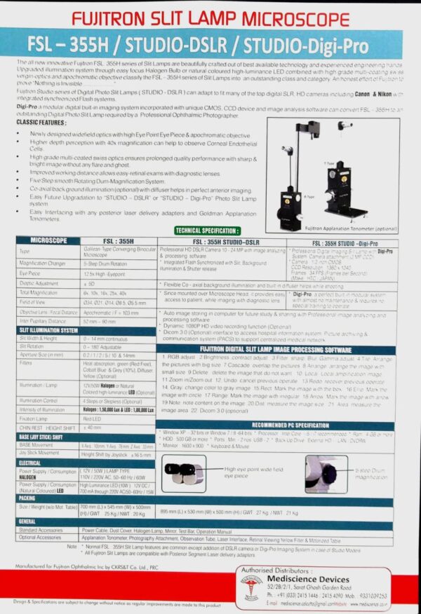 Fujitron Imported (5-Steps Magnification), Model FSL – 355H (Basic Model) - Image 2